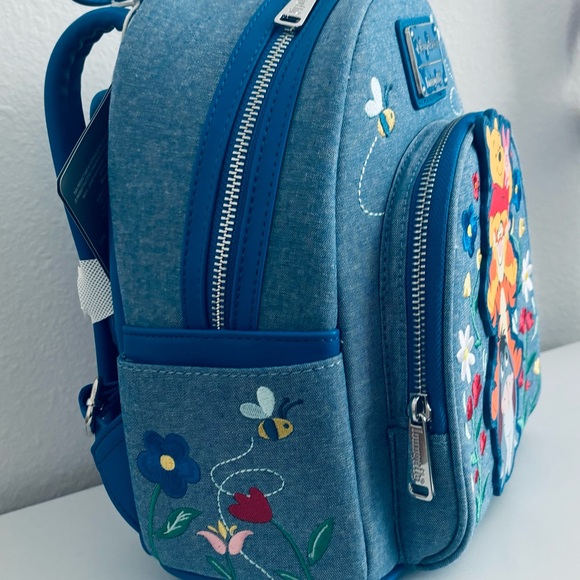 Disney Parks Loungefly Backpack with Winnie the Pooh and Friends